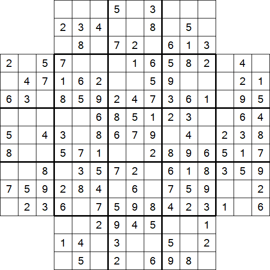 Flower Sudoku - Simple