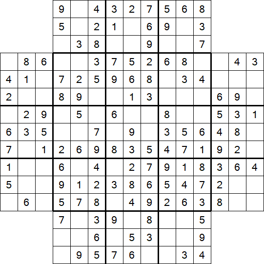 Flower Sudoku - Simple