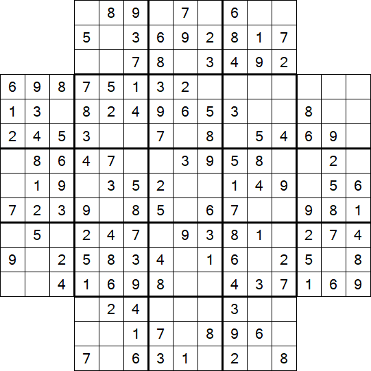 Flower Sudoku - Simple