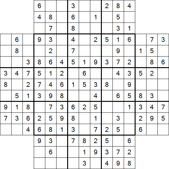 Flower Sudoku - Simple