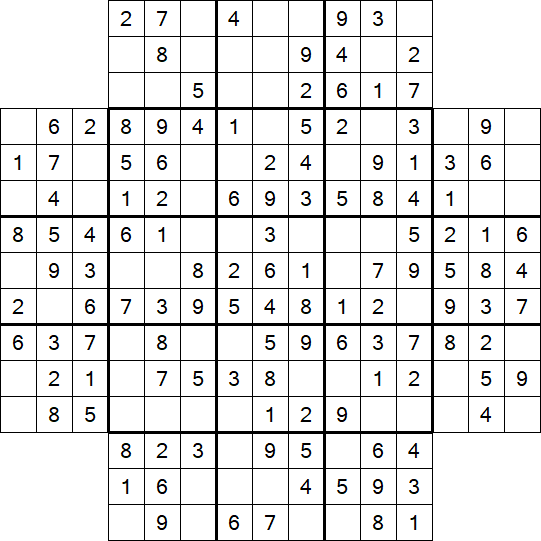 Flower Sudoku - Simple