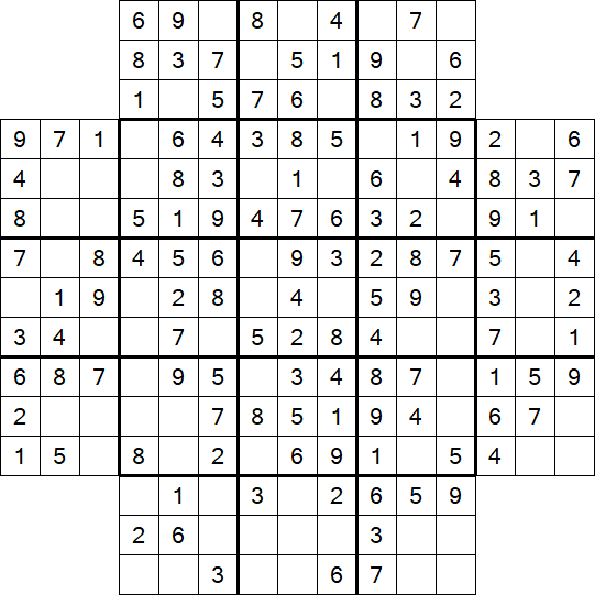 Flower Sudoku - Simple