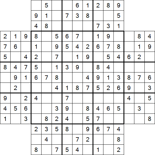 Flower Sudoku - Simple