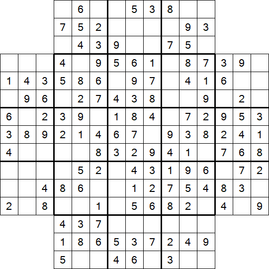 Flower Sudoku - Simple