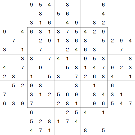 Flower Sudoku - Simple
