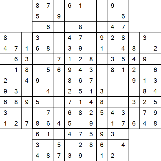 Flower Sudoku - Simple