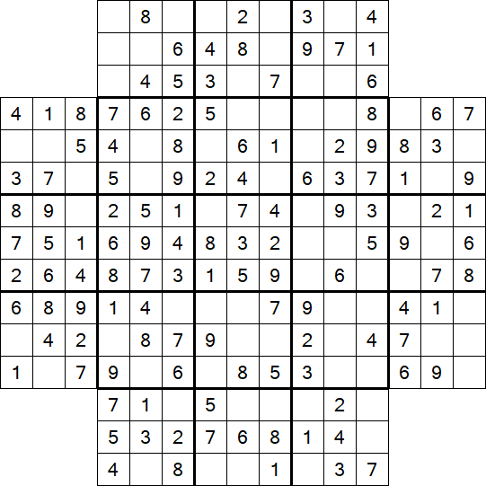 Flower Sudoku - Simple