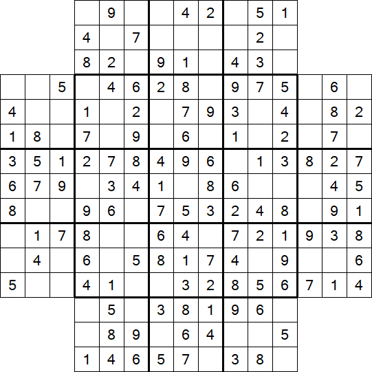 Flower Sudoku - Simple
