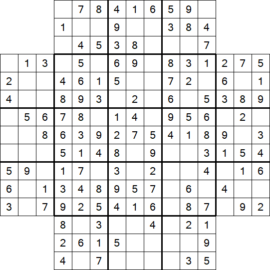 Flower Sudoku - Simple