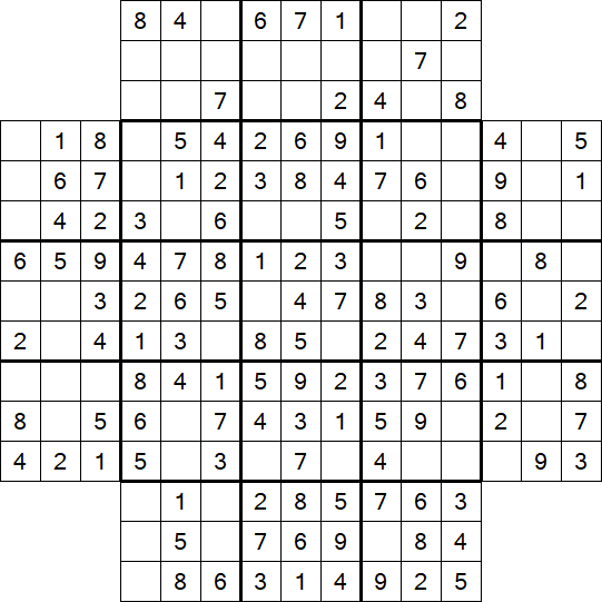 Flower Sudoku - Simple