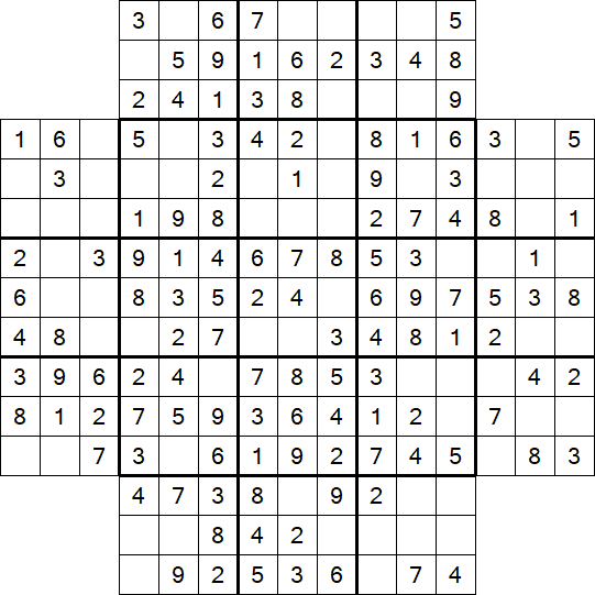 Flower Sudoku - Simple