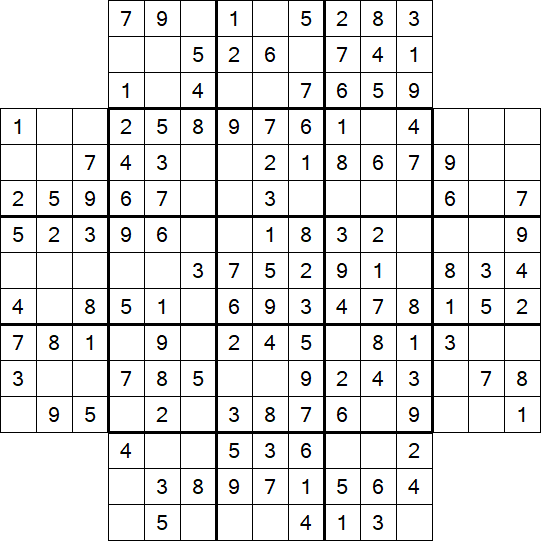 Flower Sudoku - Easy