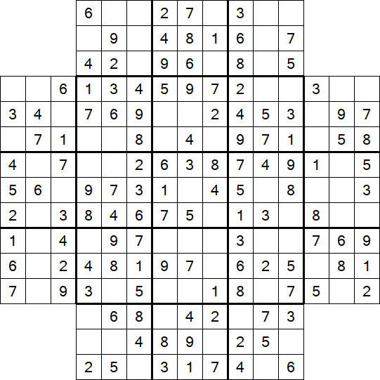 Flower Sudoku - Easy