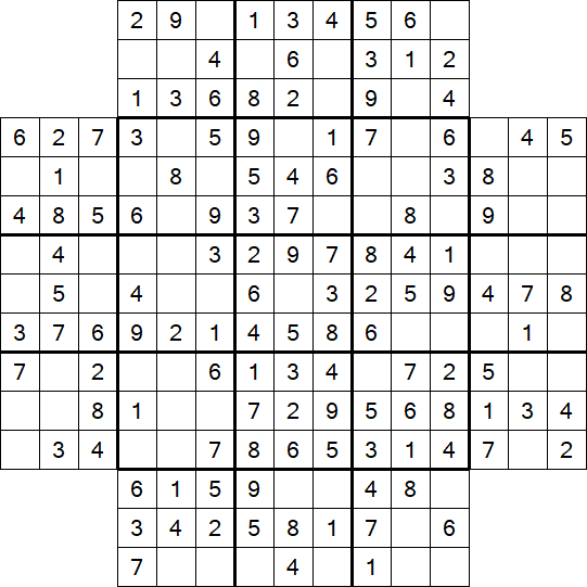 Flower Sudoku - Easy
