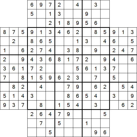 Flower Sudoku - Easy