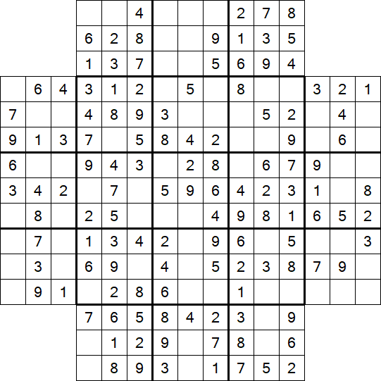 Flower Sudoku - Easy