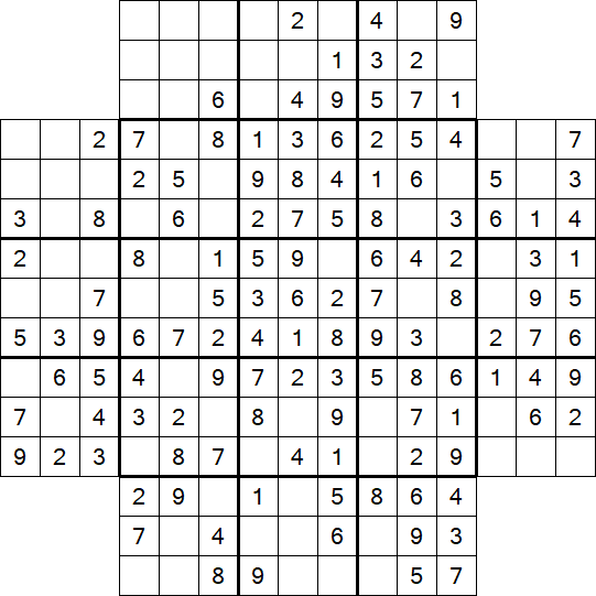 Flower Sudoku - Easy