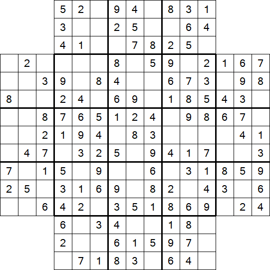 Flower Sudoku - Easy