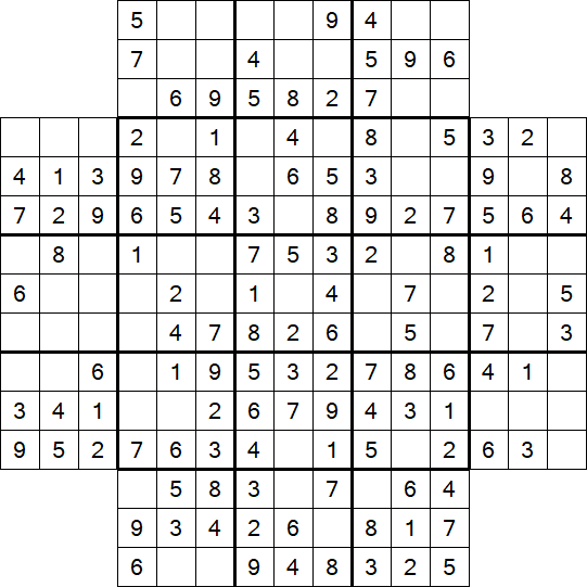 Flower Sudoku - Easy