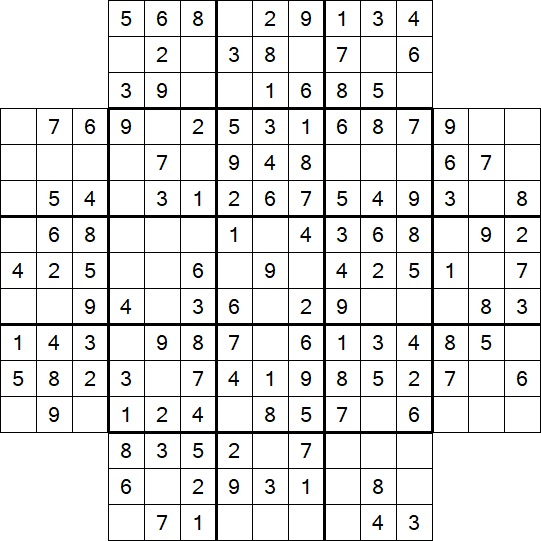 Flower Sudoku - Easy