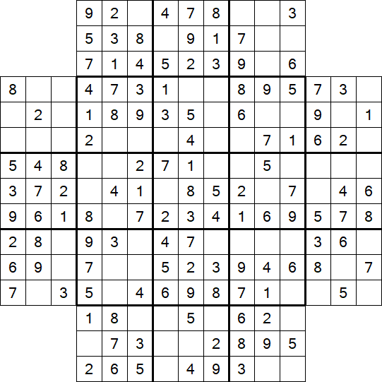 Flower Sudoku - Easy
