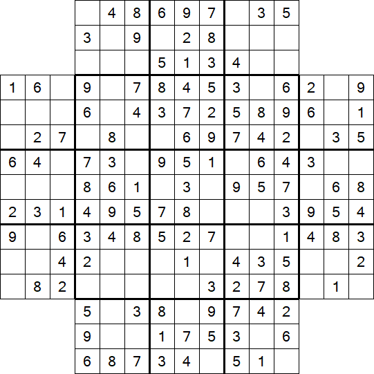 Flower Sudoku - Easy