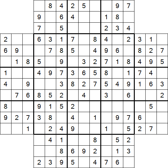 Flower Sudoku - Easy