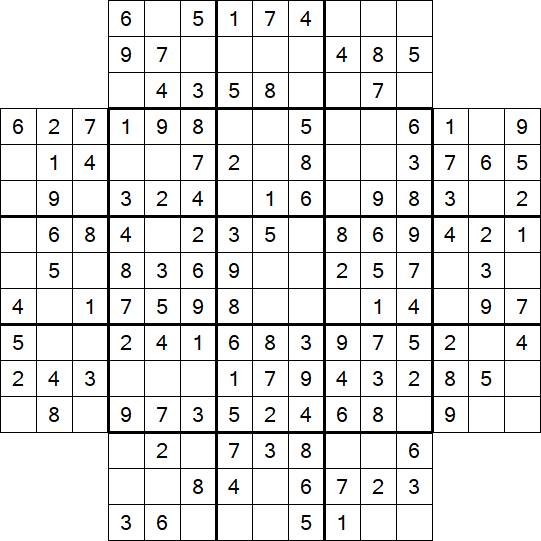 Flower Sudoku - Easy
