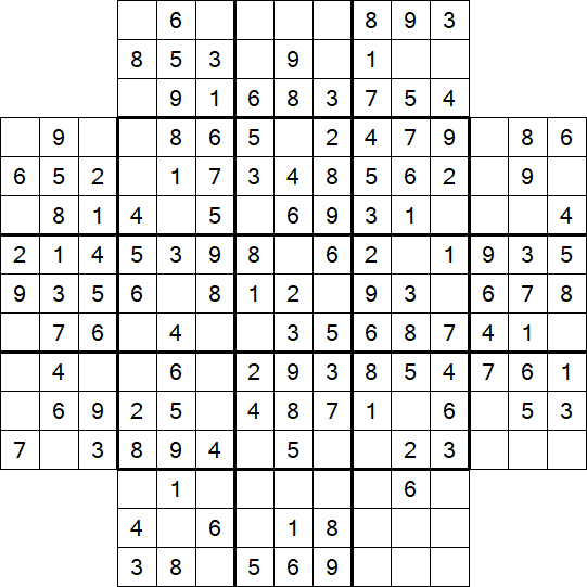 Flower Sudoku - Easy