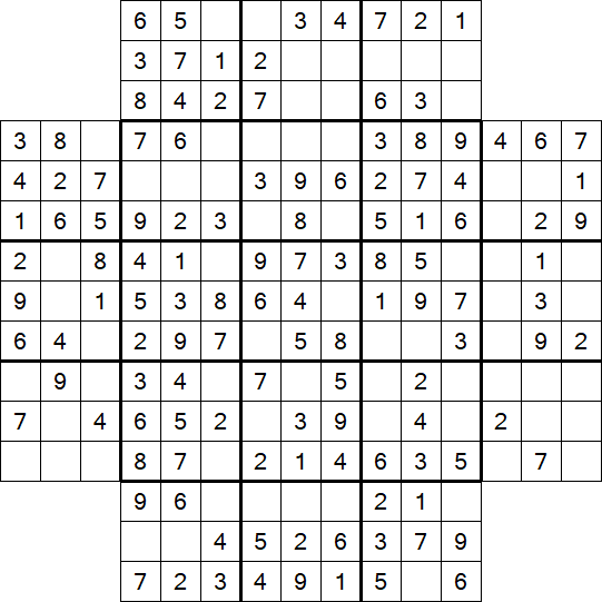 Flower Sudoku - Easy