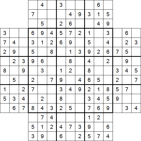 Flower Sudoku - Easy