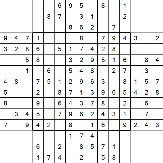 Flower Sudoku - Easy