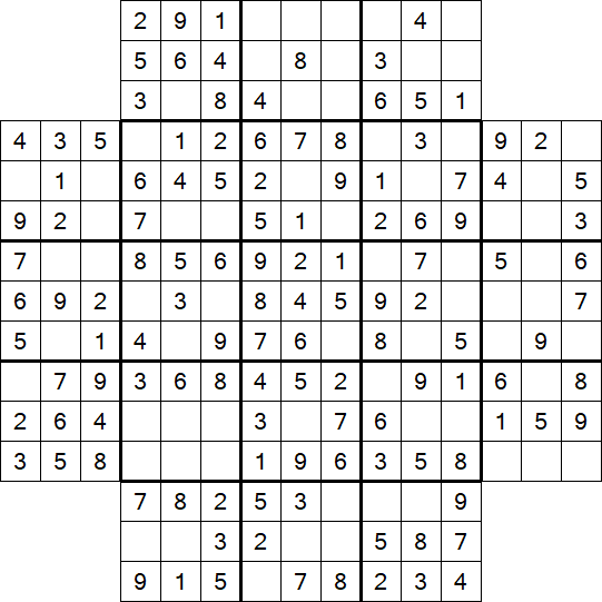 Flower Sudoku - Easy