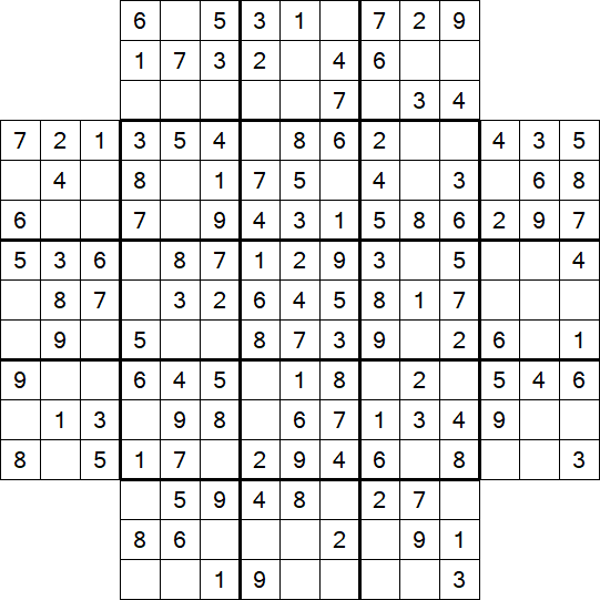 Flower Sudoku - Easy