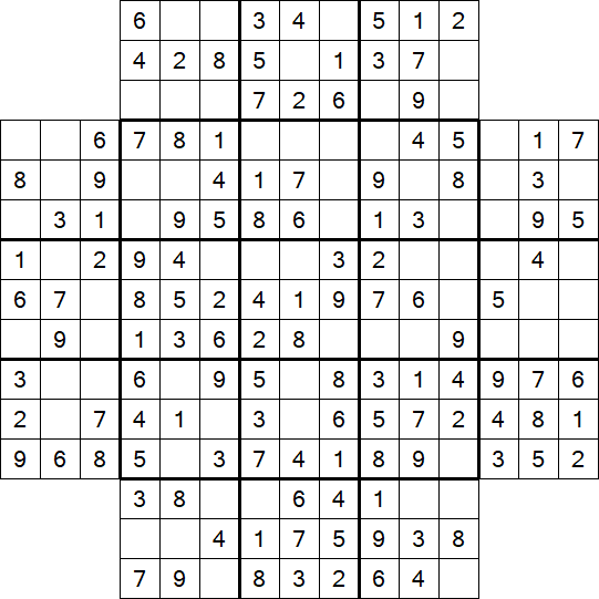 Flower Sudoku - Easy