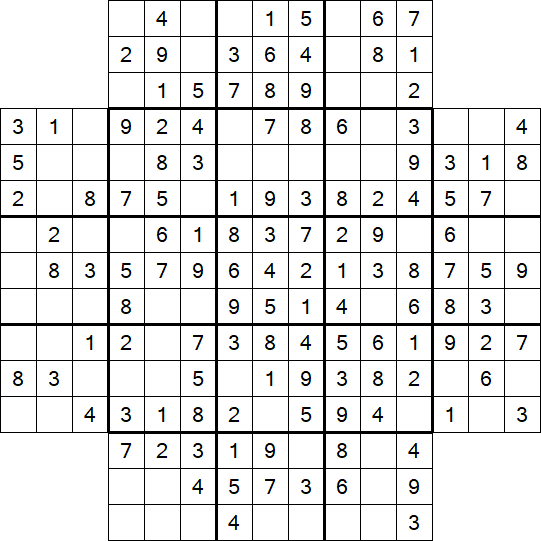 Flower Sudoku - Easy