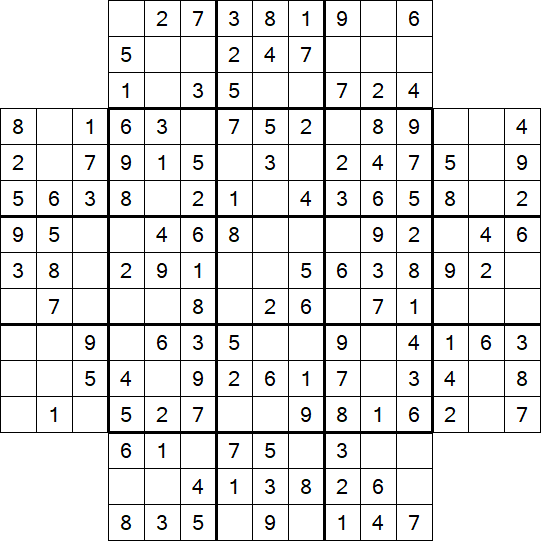 Flower Sudoku - Easy