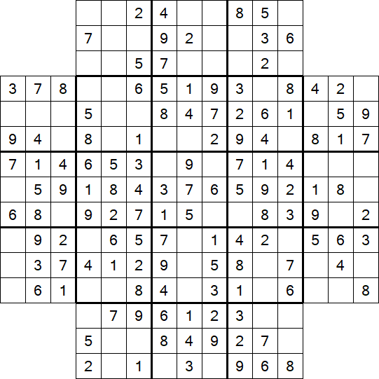 Flower Sudoku - Easy