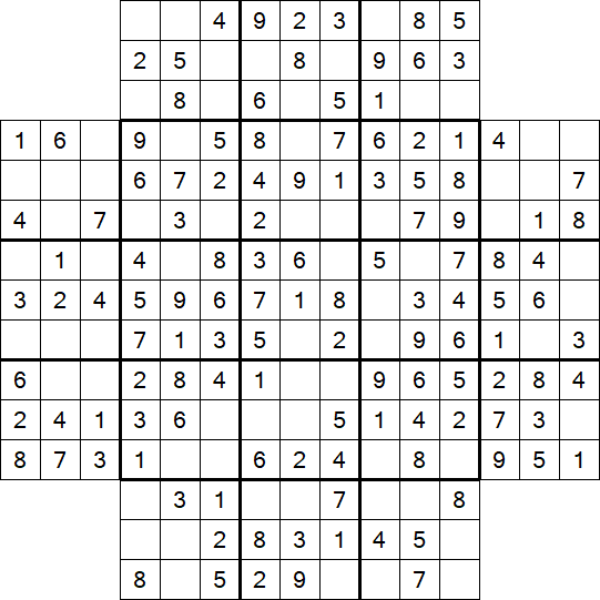 Flower Sudoku - Easy