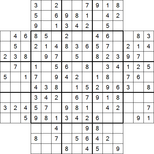 Flower Sudoku - Easy