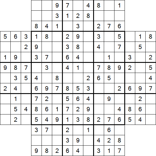 Flower Sudoku - Easy