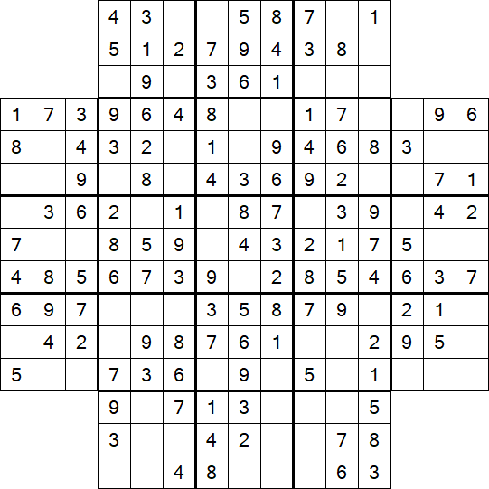Flower Sudoku - Easy