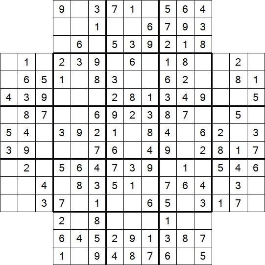 Flower Sudoku - Easy