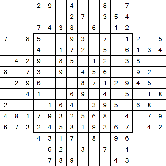 Flower Sudoku - Easy