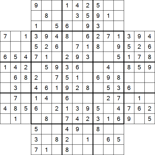 Flower Sudoku - Easy