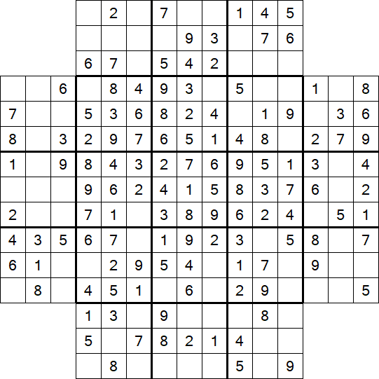 Flower Sudoku - Easy