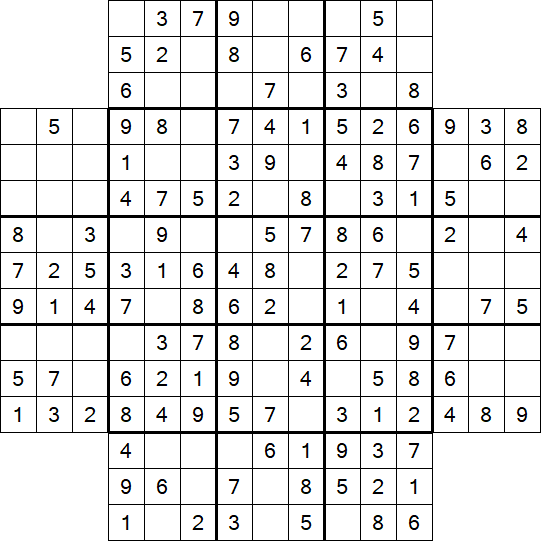 Flower Sudoku - Easy