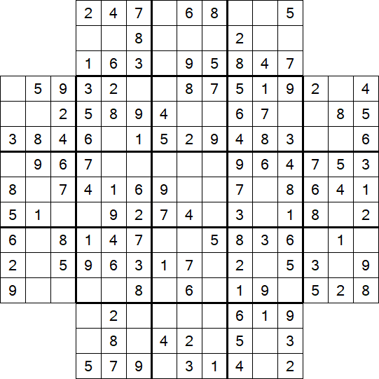 Flower Sudoku - Easy