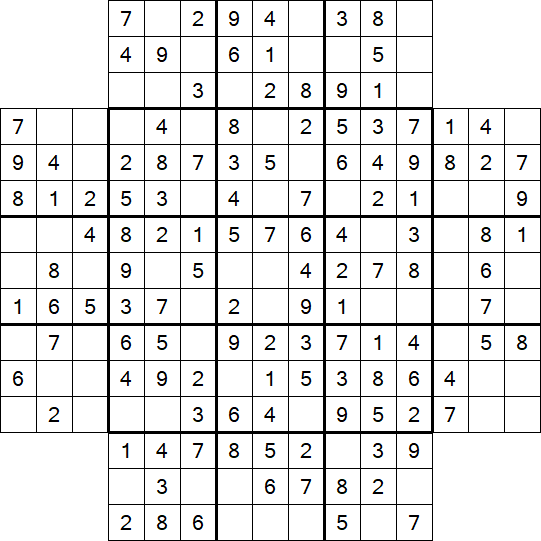 Flower Sudoku - Easy