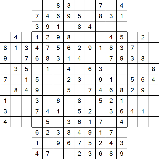 Flower Sudoku - Easy